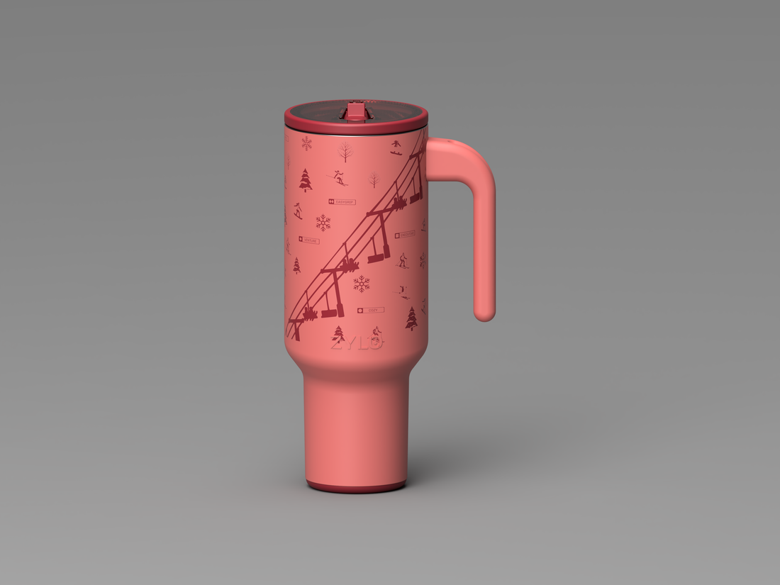 40oz Snow-Day EasyGrip Tumbler